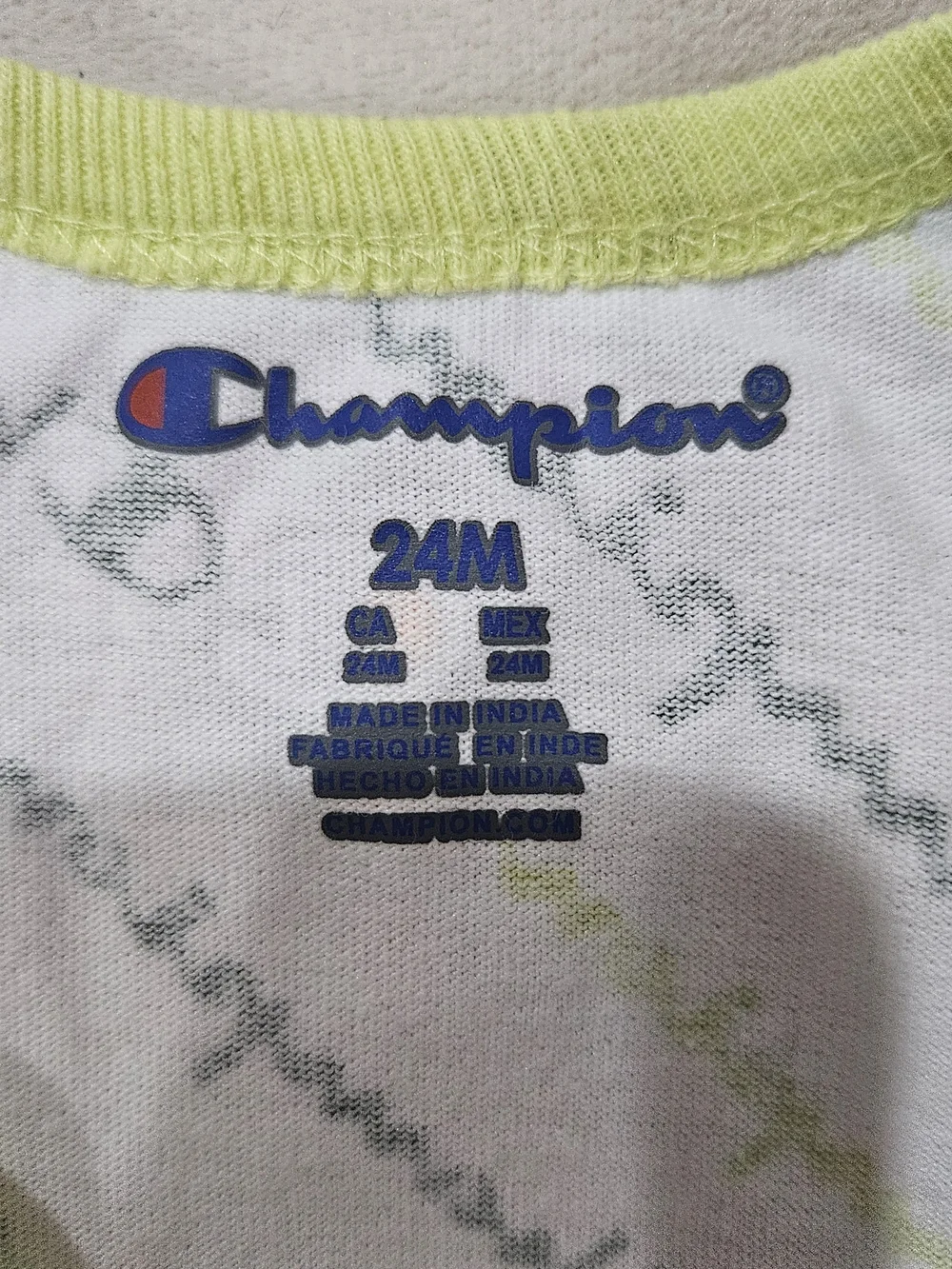 Champion White Bodysuit Baby - 24 Months